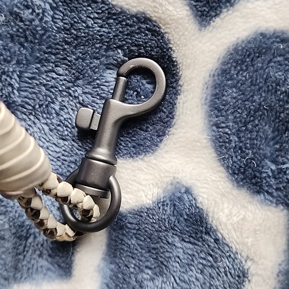 NWOT Bottega Veneta Python Snake Skin White Leather Lanyard Keychain Strap - Picture 6 of 8